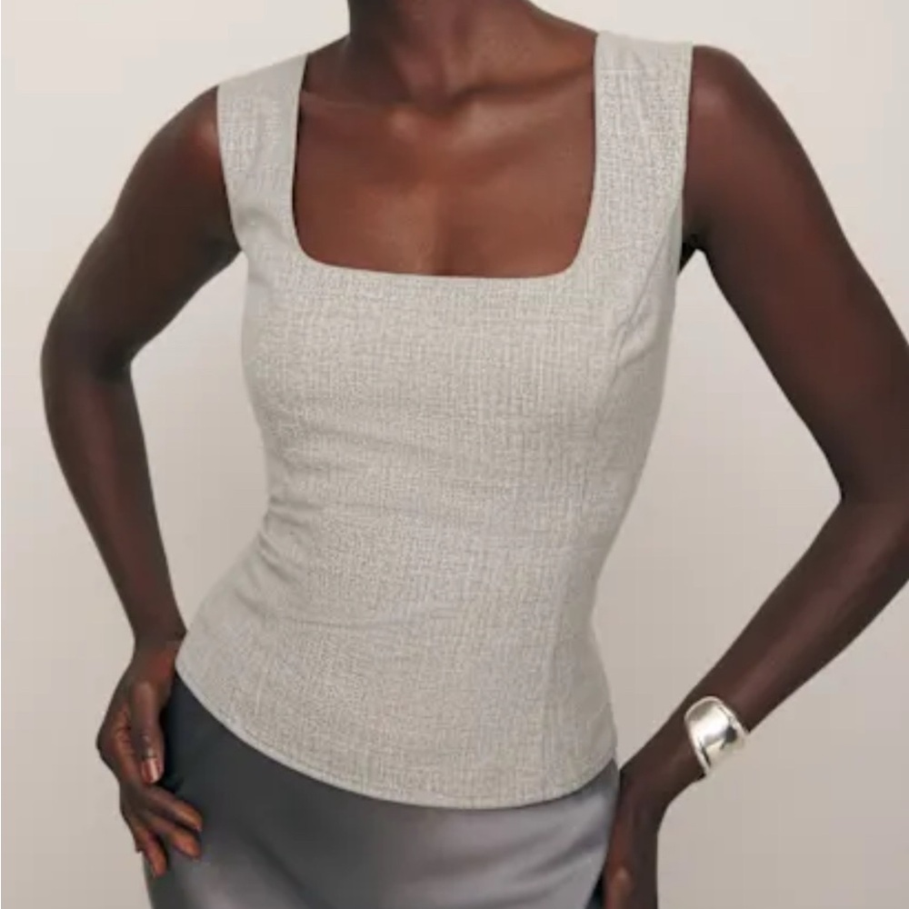 Reformation Gabby Top Natural - Size 4